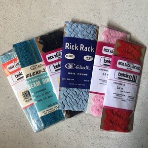 Vintage Rick Rack and binding
